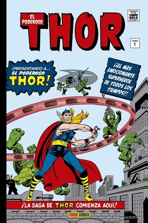 MARVEL GOLD: PODEROSO THOR VOL.1 (83-145 USA) ¡LA SAGA COMIENZA AQUI! [CARTONE] | LEE, STAN / KIRBY, JACK | Akira Comics  - libreria donde comprar comics, juegos y libros online