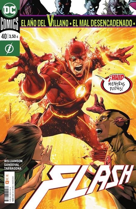 FLASH Nº54 / 40 (EL AÑO DEL VILLANO, EL MAL DESENCADENADO) | WILLIAMSON, JOSHUA | Akira Comics  - libreria donde comprar comics, juegos y libros online