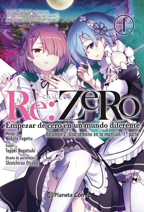 RE:ZERO (VOLUMEN 2): UNA SEMANA EN LA MANSION PARTE 1 (MANGA) [RUSTICA] | NAGATSUKI, TAPPEI | Akira Comics  - libreria donde comprar comics, juegos y libros online