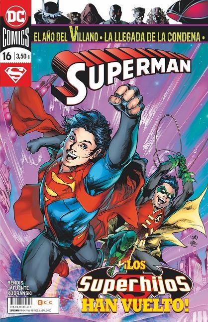 SUPERMAN Nº16 / 95 (EL AÑO DEL VILLANO, LA LLEGADA DE LA CONDENA) | BENDIS, BRIAN MICHAEL | Akira Comics  - libreria donde comprar comics, juegos y libros online