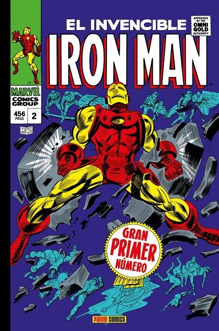 MARVEL GOLD IRON MAN VOLUMEN 2 (73-99 USA): POR LA FUERZA DE LAS ARMAS [CARTONE] | LEE, STAN / COLAN, GENE | Akira Comics  - libreria donde comprar comics, juegos y libros online