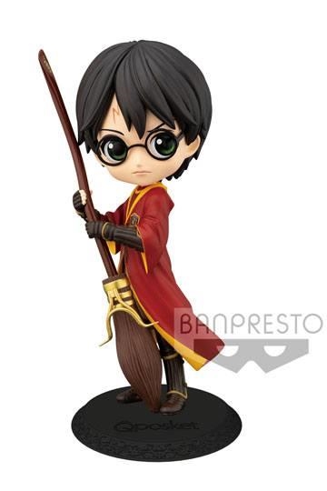 Q POSKET HARRY POTTER: HARRY POTTER EN TRAJE DE QUIDDITCH (VER. COLOR NORMAL) 14 CM [CAJA] | Akira Comics  - libreria donde comprar comics, juegos y libros online