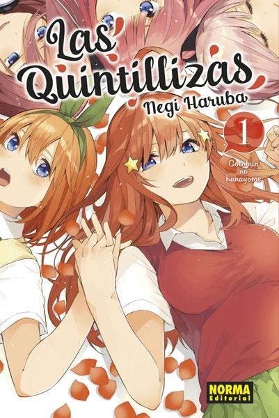 QUINTILLIZAS Nº01, LAS [RUSTICA] | HARUBA, NEGI | Akira Comics  - libreria donde comprar comics, juegos y libros online