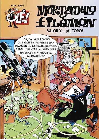 OLE MORTADELO Nº094: VALOR Y AL TORO [RUSTICA] | IBAÑEZ, F.  | Akira Comics  - libreria donde comprar comics, juegos y libros online