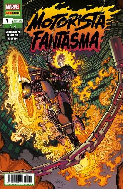 MOTORISTA FANTASMA Nº01  | KUDER, AARON / BRISSON, ED | Akira Comics  - libreria donde comprar comics, juegos y libros online