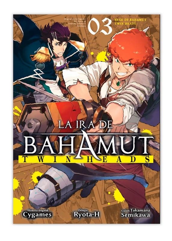 IRA DE BAHAMUT, LA: TWIN HEADS Nº03 [RUSTICA] | SEMIKAWA, TAKAMARU / RYOTA-H | Akira Comics  - libreria donde comprar comics, juegos y libros online