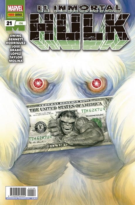 INMORTAL HULK Nº21 / Nº96 | EWING, AL / BENNETT, JOE | Akira Comics  - libreria donde comprar comics, juegos y libros online