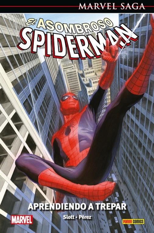 MARVEL SAGA VOL.102: ASOMBROSO SPIDERMAN 45 APRENDIENDO A TREPAR [CARTONE] | SLOTT, DAN / PEREZ, RAMON K. | Akira Comics  - libreria donde comprar comics, juegos y libros online