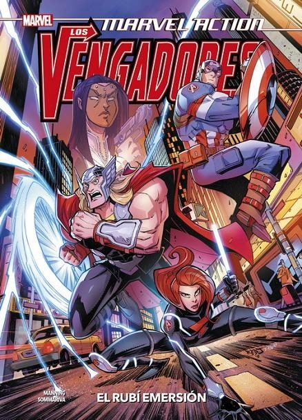 MARVEL ACTION: LOS VENGADORES VOLUMEN 2 EL RUBI EMERSON [CARTONE] | SOMMARIVA, JON / MANNING, MATTHEW K. | Akira Comics  - libreria donde comprar comics, juegos y libros online