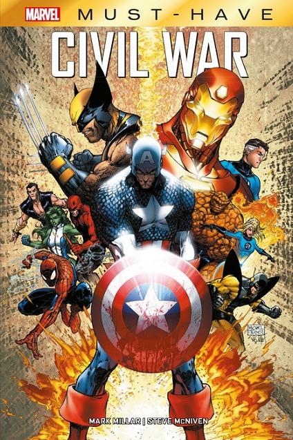 MARVEL MUST-HAVE: CIVIL WAR [CARTONE] | MILLAR, MARK / MCNIVEN, STEVE | Akira Comics  - libreria donde comprar comics, juegos y libros online