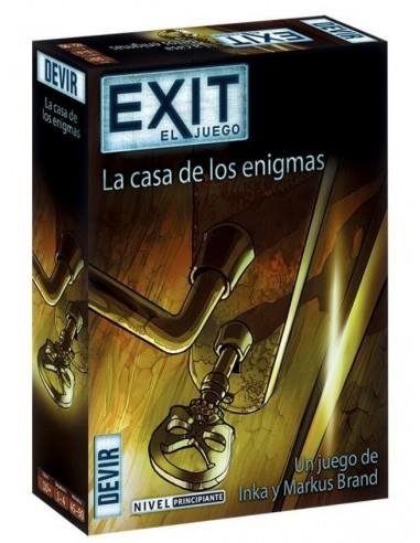 EXIT EL JUEGO: LA CASA DE LOS ENIGMAS (NIVEL PRINCIPIANTE) [JUEGO] | INKA/ MARKUS BRAND | Akira Comics  - libreria donde comprar comics, juegos y libros online