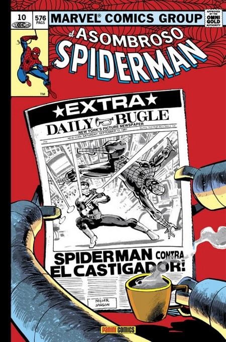 ASOMBROSO SPIDERMAN VOLUMEN 10 PELIGRO O AMENAZA? (210-223 USA) MARVEL GOLD [CARTONE] | STERN, ROGER / ROMITA JR., JOHN | Akira Comics  - libreria donde comprar comics, juegos y libros online