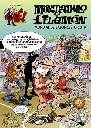 OLE MORTADELO Nº213: MUNDIAL DE BALONCESTO 2019 [RUSTICA]  | IBAÑEZ, F. | Akira Comics  - libreria donde comprar comics, juegos y libros online