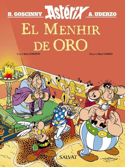 ASTERIX: EL MENHIR DE ORO [CARTONE] | GOSCINNY, RENE / UDERZO, ALBERT | Akira Comics  - libreria donde comprar comics, juegos y libros online