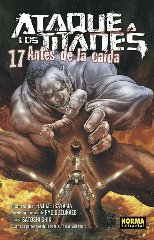 ATAQUE A LOS TITANES: ANTES DE LA CAIDA Nº17 [RUSTICA] | ISAYAMA, HAJIME / SHIKI, SATOSHI | Akira Comics  - libreria donde comprar comics, juegos y libros online
