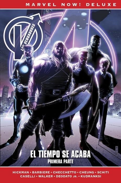 MARVEL NOW! DELUXE: VENGADORES DE JONATHAN HICKMAN VOL.08 EL TIEMPO SE ACABA 1 [CARTONE] | HICKMAN, JONATHAN / CASELLI | Akira Comics  - libreria donde comprar comics, juegos y libros online
