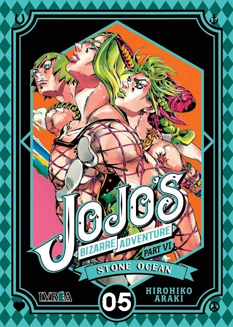 JOJO'S BIZARRE ADVENTURE PARTE 6: STONE OCEAN VOLUMEN 05 [RUSTICA] | ARAKI, HIROHIKO | Akira Comics  - libreria donde comprar comics, juegos y libros online
