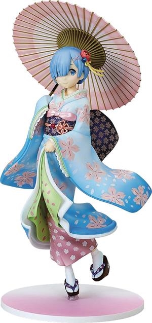 RE:ZERO STARTING LIFE IN ANOTHER WORLD: ESTATUA REM UKIYO-E CHERRY BLOSSOM PVC 1/8 22 CM [CAJA] | Akira Comics  - libreria donde comprar comics, juegos y libros online