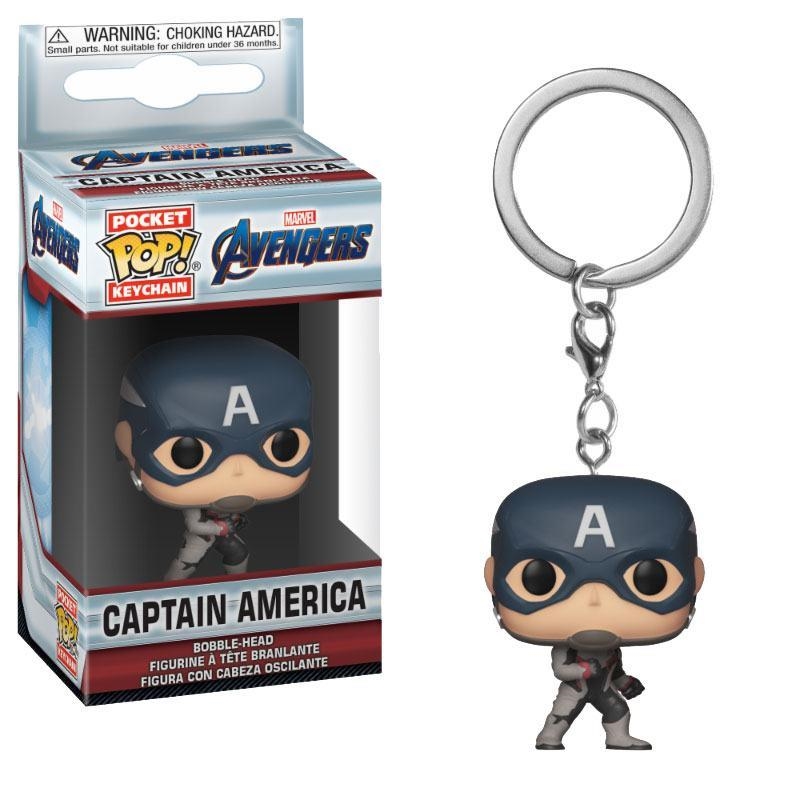 POP! POCKET KEYCHAIN VENGADORES ENDGAME: CAPTAIN AMERICA [CAJA] | Akira Comics  - libreria donde comprar comics, juegos y libros online