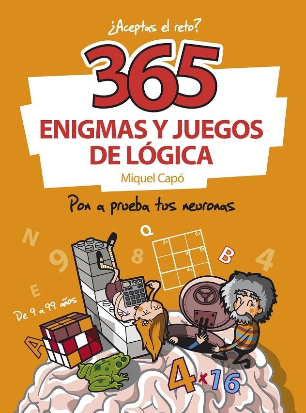 365 ENIGMAS Y JUEGOS DE LOGICA [RUSTICA] | CAPO, MIQUEL | Akira Comics  - libreria donde comprar comics, juegos y libros online