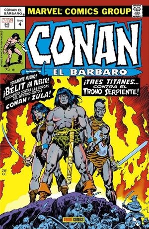 MARVEL GOLD: CONAN EL BARBARO VOL.04, (LA ETAPA MARVEL ORIGINAL) [CARTONE] | THOMAS, ROY | Akira Comics  - libreria donde comprar comics, juegos y libros online