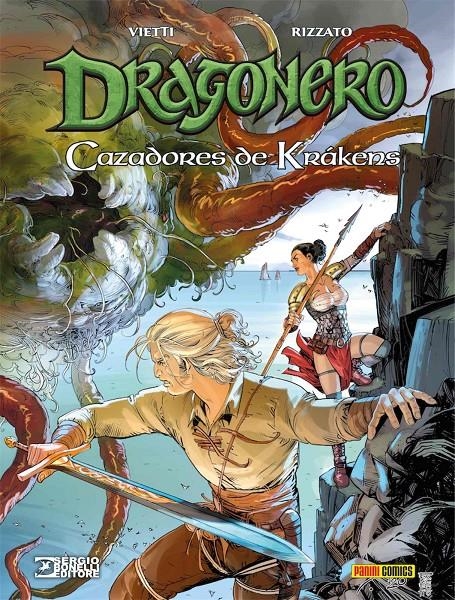 DRAGONERO VOL.08: CAZADORES DE KRAKENS [CARTONE] | VIETTI, STEFANO / BARBIERI, LUCA | Akira Comics  - libreria donde comprar comics, juegos y libros online