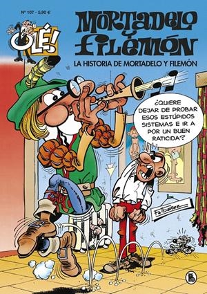 OLE! MORTADELO Y FILEMON Nº107: LA HISTORIA DE MORTADELO Y FILEMON [RUSTICA] | IBAÑEZ, FRANCISCO | Akira Comics  - libreria donde comprar comics, juegos y libros online