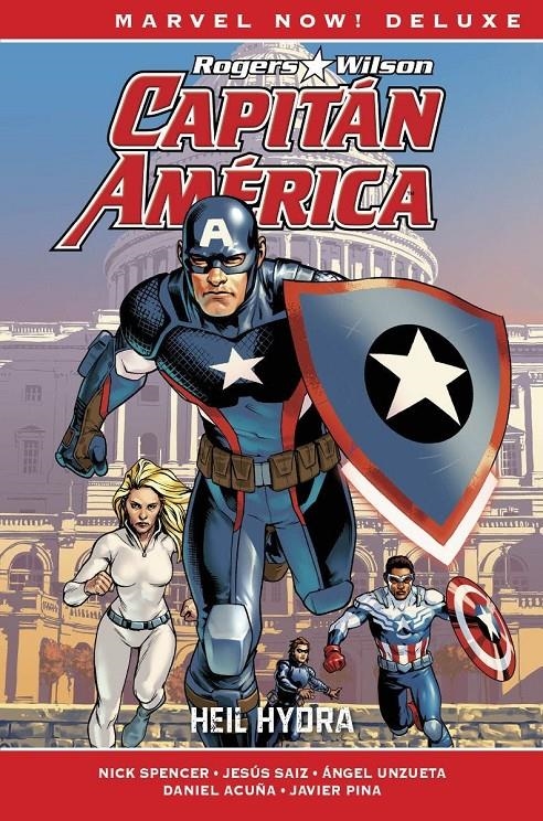 MARVEL NOW! DELUXE: CAPITAN AMERICA DE NICK SPENCER VOL.02: HAIL HYDRA [CARTONE] | SPENCER, NICK / SAIZ, JESUS | Akira Comics  - libreria donde comprar comics, juegos y libros online