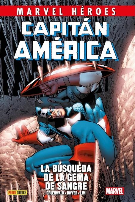 MARVEL HEROES: CAPITAN AMERICA DE MARK GRUENWALD VOL.3  EN BUSCA DE LA GEMA SANGRE [CARTONE] | GRUENWALD, MARK | Akira Comics  - libreria donde comprar comics, juegos y libros online