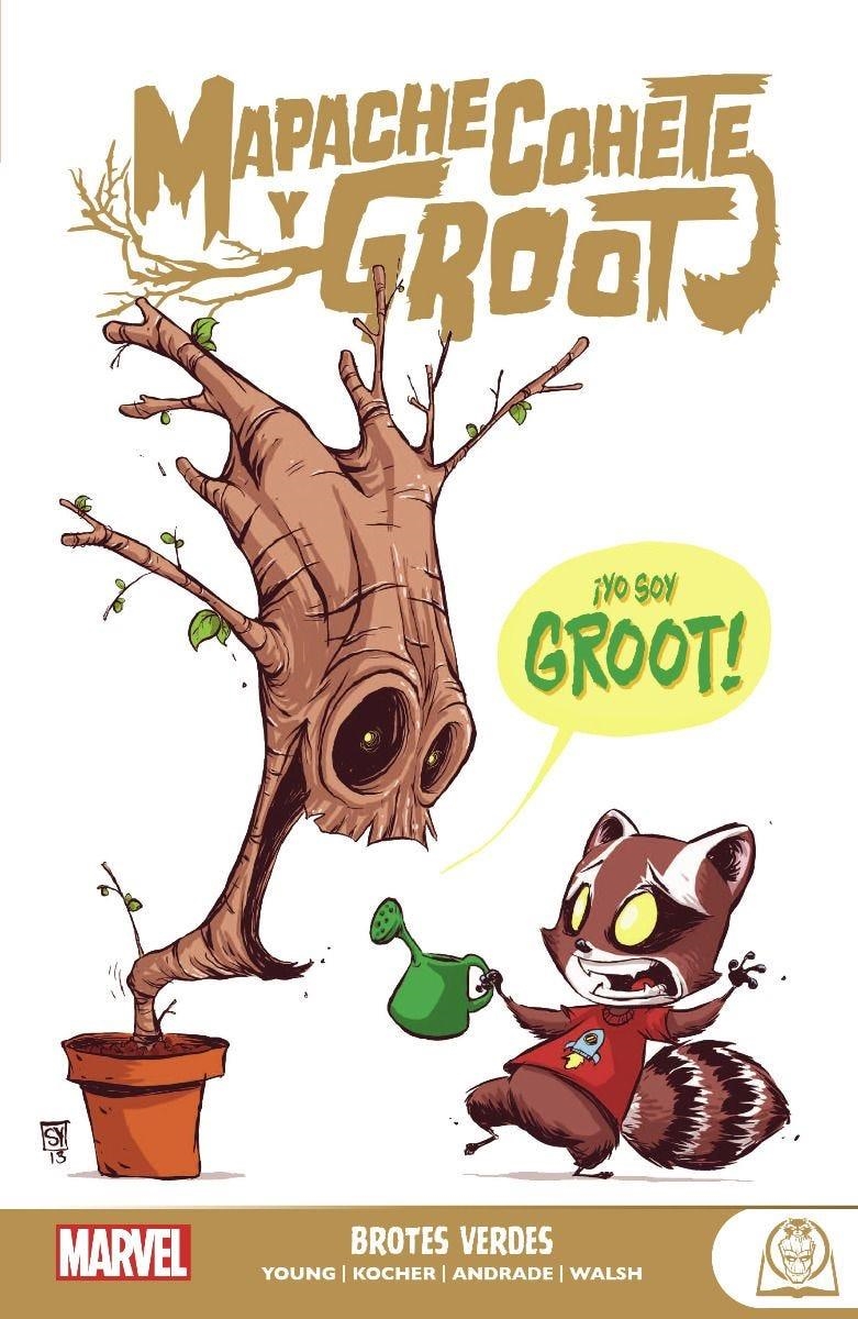 MARVEL YOUNG ADULTS: MAPACHE COHETE Y GROOT Nº01 BROTES VERDES [RUSTICA] | YOUNG, SKOTTIE / WALSH, MICHAEL | Akira Comics  - libreria donde comprar comics, juegos y libros online