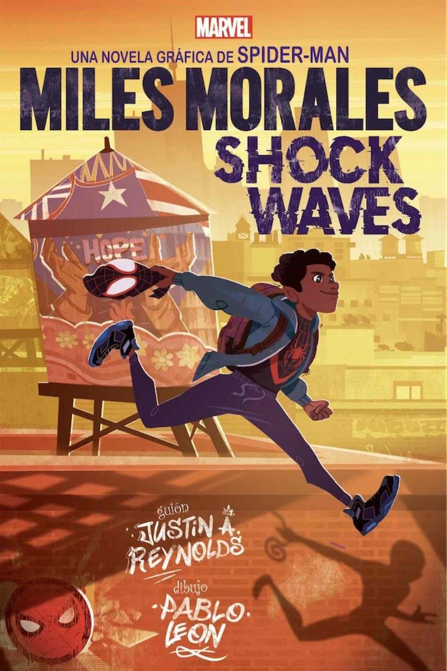 MARVEL SCHOLASTIC: MILES MORALES, SHOCKWAVES [RUSTICA] | REYNOLDS, JUSTIN A. / LEON, PABLO | Akira Comics  - libreria donde comprar comics, juegos y libros online