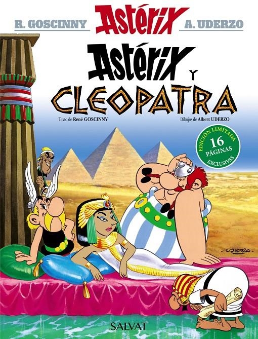 ASTERIX Nº06: ASTERIX Y CLEOPATRA (EDICION 2021) [CARTONE] | GOSCINNY, RENE / UDERZO, ALBERT | Akira Comics  - libreria donde comprar comics, juegos y libros online