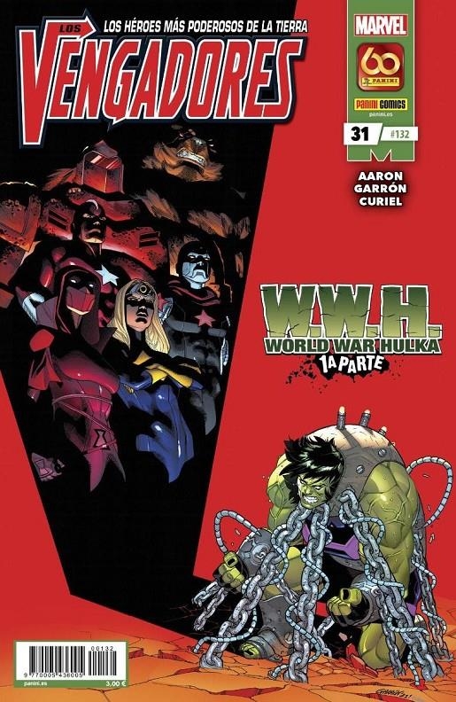 VENGADORES Nº31 / Nº132 (WORLD WAR HULKA PRIMERA PARTE) | Akira Comics  - libreria donde comprar comics, juegos y libros online