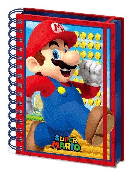 SUPER MARIO: LIBRETA A5 WIRO 3D MARIO | Akira Comics  - libreria donde comprar comics, juegos y libros online