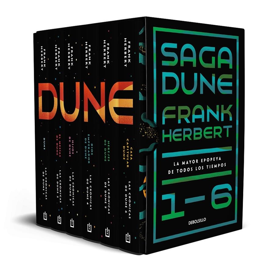 DUNE SAGA VOLUMENES 1-6: LA MAYOR EPOPEYA DE TODOS LOS TIEMPOS (SAGA) [BOLSILLO] | HERBERT, FRANK | Akira Comics  - libreria donde comprar comics, juegos y libros online