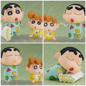 NENDOROID Nº1565: FIGURAS HINNOSUKE NOHARA & HIMAWARI (VERSION PIJAMA) CRAYON SHIN-CHAN (GOOD SMILE COMPANY) 8 CM [CAJA] | GOOD SMILE COMPANY | Akira Comics  - libreria donde comprar comics, juegos y libros online