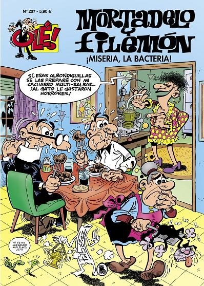 OLE MORTADELO Nº207: ¡MISERIA LA BACTERIA! [RUSTICA] | IBAÑEZ, FRANCISCO | Akira Comics  - libreria donde comprar comics, juegos y libros online