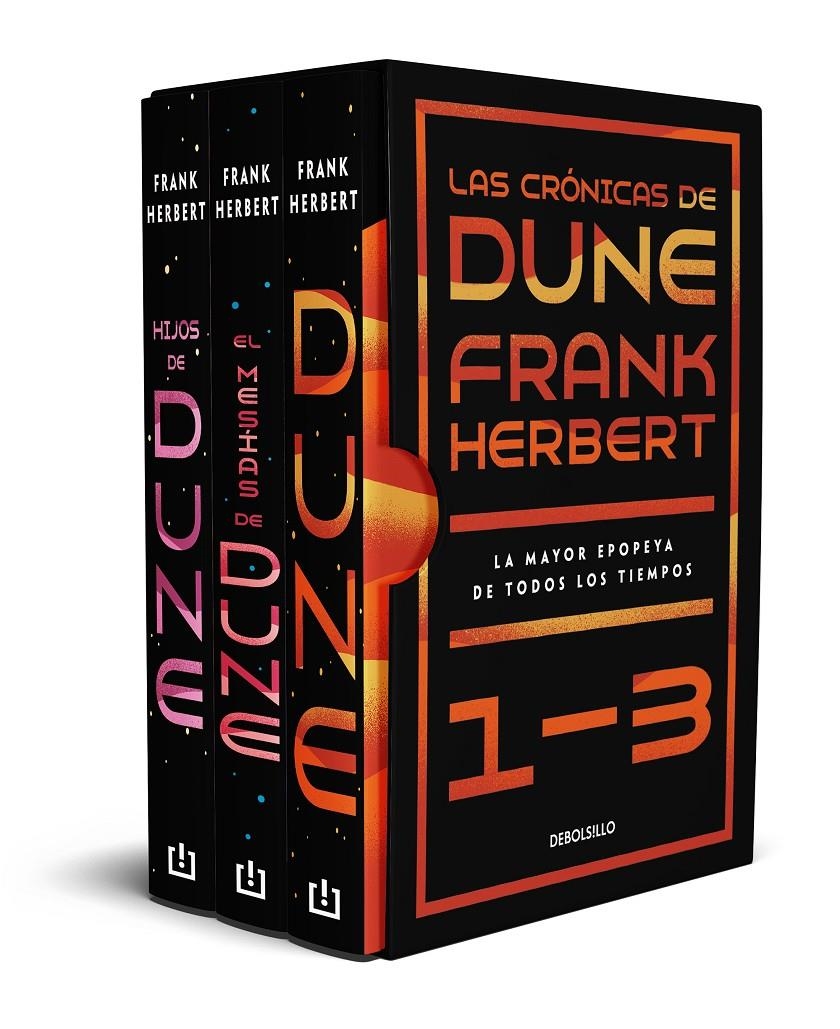 DUNE: ESTUCHE CON DUNE | EL MESIAS DE DUNE | HIJOS DE DUNE [BOLSILLO] | HERBERT, FRANK | Akira Comics  - libreria donde comprar comics, juegos y libros online