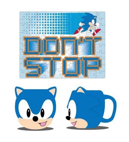 SONIC THE HEDGEHOG TAZA Y PUZZLE SET SONIC | Akira Comics  - libreria donde comprar comics, juegos y libros online