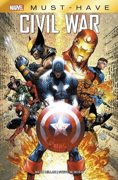 MARVEL MUST-HAVE: CIVIL WAR (REEDICION) [CARTONE] | MILLAR, MARK / MCNIVEN, STEVE | Akira Comics  - libreria donde comprar comics, juegos y libros online