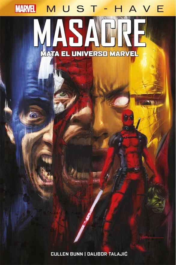 MARVEL MUST-HAVE: MASACRE MATA EL UNIVERSO MARVEL (DEADPOOL) REEDICION [CARTONE] | BUNN, CULLEN | Akira Comics  - libreria donde comprar comics, juegos y libros online