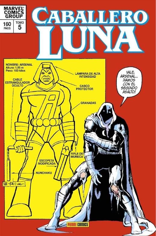 BIBLIOTECA CABALLERO LUNA VOLUMEN 5 (17-21 USA) [CARTONE] | MOENCH, DOUG / SIENKIEWICZ, BILL | Akira Comics  - libreria donde comprar comics, juegos y libros online