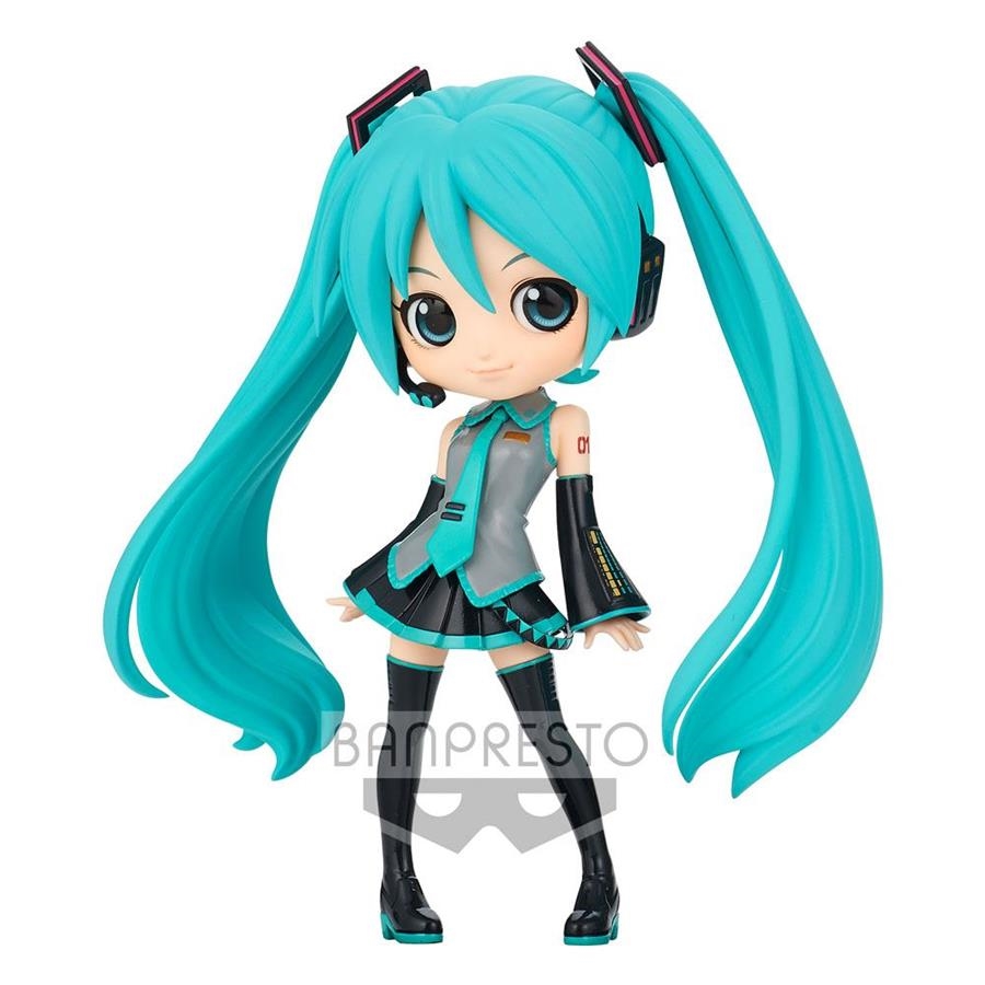 Q POSKET HATSUNE MIKU: HATSUNE MIKU (VERSION A) 14 CM PVC [CAJA] | Akira Comics  - libreria donde comprar comics, juegos y libros online