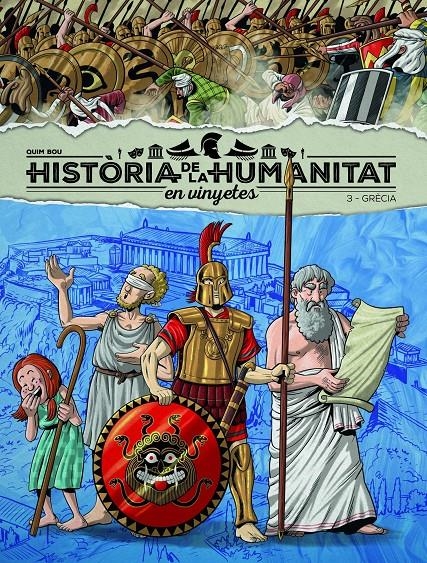 HISTORIA DE LA HUMANIDAD EN VIÑETAS VOL.3: GRECIA [CARTONE] | BOU, QUIM | Akira Comics  - libreria donde comprar comics, juegos y libros online