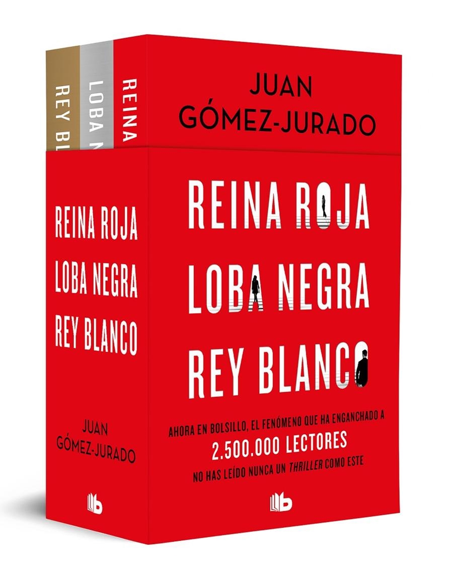 TRILOGIA REINA ROJA (PACK CON: REINA ROJA | LOBA NEGRA | REY BLANCO) [BOLSILLO] | GOMEZ-JURADO, JUAN | Akira Comics  - libreria donde comprar comics, juegos y libros online