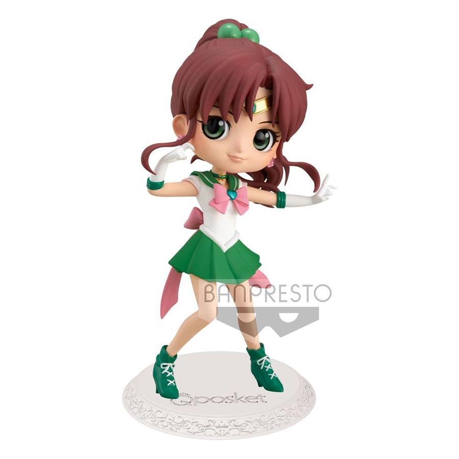 Q POSKET SAILOR MOON ETERNAL THE MOVIE: MINIFIGURA SUPER SAILOR JUPITER (VERSION A) 14 CM PVC [CAJA] | BANPRESTO | Akira Comics  - libreria donde comprar comics, juegos y libros online