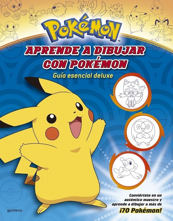 APRENDE A DIBUJAR CON POKEMON: GUIA ESENCIAL DELUXE [RUSTICA] | THE POKEMON COMPANY | Akira Comics  - libreria donde comprar comics, juegos y libros online