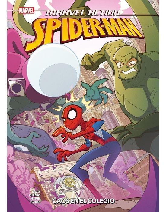 MARVEL ACTION: SPIDERMAN VOL.6 CAOS EN EL COLEGIO [CARTONE] | Akira Comics  - libreria donde comprar comics, juegos y libros online