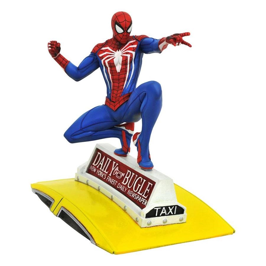 SPIDER-MAN 2018 MARVEL VIDEO GAME: SPIDER-MAN ON TAXI (GALLERY ESTATUA) 23 CM [CAJA] | DIAMOND SELECT TOYS | Akira Comics  - libreria donde comprar comics, juegos y libros online