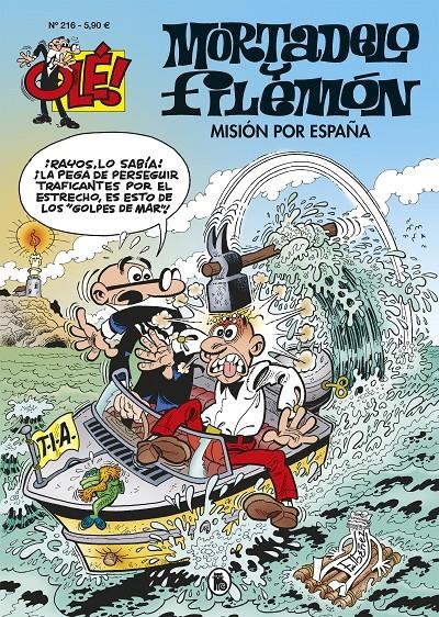 OLE MORTADELO Nº217: MISION POR ESPAÑA [RUSTICA] | IBAÑEZ, FRANCISCO | Akira Comics  - libreria donde comprar comics, juegos y libros online